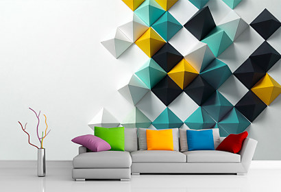 3d Fototapeta Futuristic background 1015